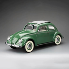 Sun Star Volkswagen Beetle Convertible Limited Edition Green 1:12 Diecast Model Car - detailed collector display model