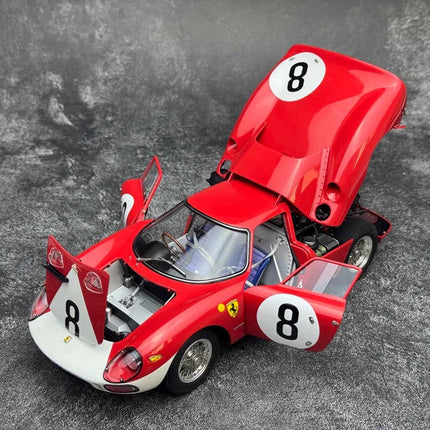 CMC Ferrari 250 LM No. 8 1:18 Diecast Model Car - scale model for display