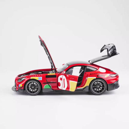 Minichamps Mercedes-Benz AMG GT Black Series Red 1:18 Diecast Model Car - showroom-quality model replica