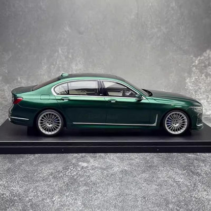 GT Spirit BMW Alpina B7 LWB AWD 2022 1:18 Resin Model Car - studio product photo of the scale model