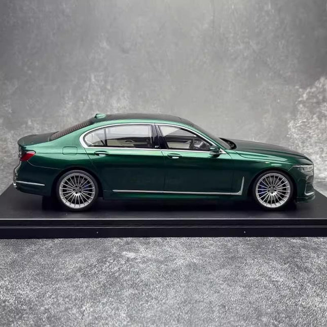 GT Spirit BMW Alpina B7 LWB AWD 2022 1:18 Resin Model Car - studio product photo of the scale model
