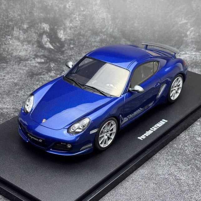 GT Spirit Porsche 911 Cayman R Blue 1:18 Resin Model Car - detailed collector display model