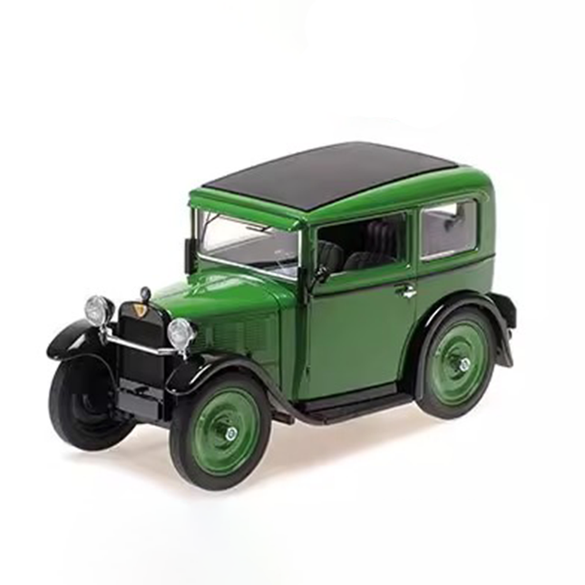 Minichamps BMW Dixi 1928 Green 1:18 Diecast Model Car - detailed collector display model