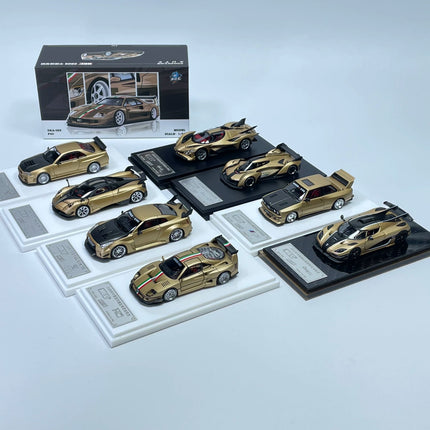 Car King HEC2026 Exhibition Limited Edition Collection Gold 1:64 Diecast Model Car - showroom-quality model replica