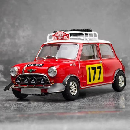Tiny BMW MINI #177 Collector Display Red 1:18 Diecast Model Car - detailed collector display model