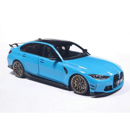 Solido BMW M3 Performance Parts 2024 Daytona Beach Blue 1:18 Diecast Model Car - premium collector scale model