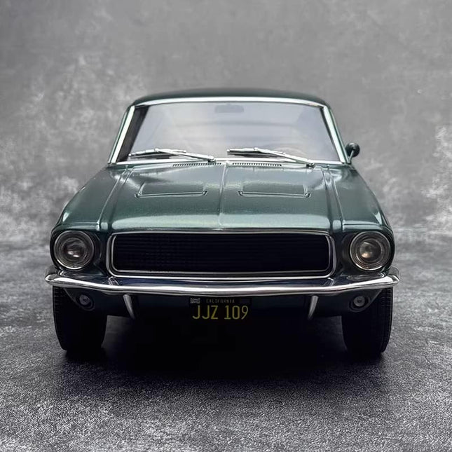 Norev Ford Mustang GT 1968 1:12 Diecast Model Car - studio product photo of the scale model