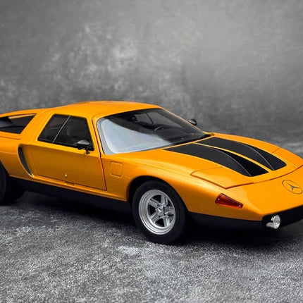 Norev Mercedes-Benz C111 Concept Edition Orange 183050 1:18 Diecast Model Car - showroom-quality model replica