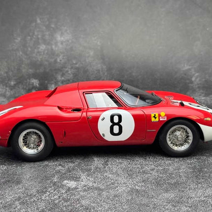 CMC Ferrari 250 LM No. 8 1:18 Diecast Model Car - showroom-quality model replica