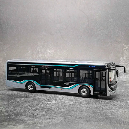 Model Car Planet Higer Azure Bus with Lights 1:42 Diecast Model Bus - fine detailed model replica