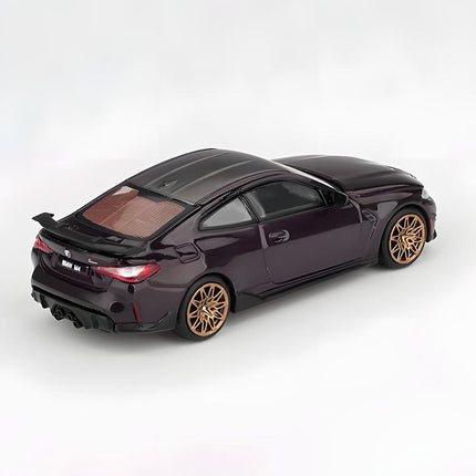 Mini GT BMW M4 Purple 1:64 Diecast Model Car - collectible scale model car