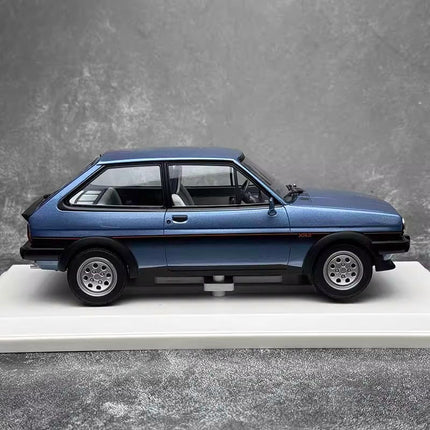 Norev Ford Fiesta XR2 1981 Blue Sealed Body 1:18 Diecast Model Car - detailed die-cast style model