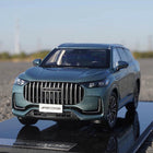 Chery Original JAECOO 8 Overseas Version SUV Olive Gray 1:18 Diecast Model Car - detailed collector display model