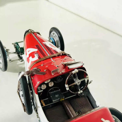CMC Bugatti Type 35 Grand Prix Red & White #43 1:18 Diecast Model Car - collectible scale model car