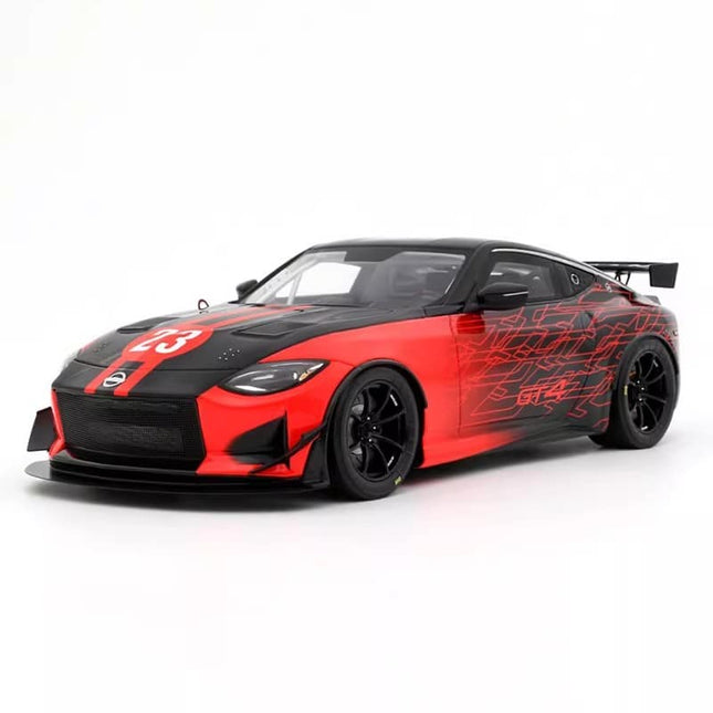 Otto Nissan Z GT4 SEMA 2022 Modified Red 1:18 Resin Model Car - detailed collector display model