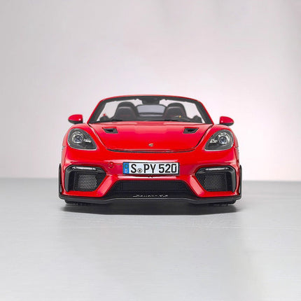 Norev Porsche 718 Silver 1:18 Diecast Model Car - fine detailed model replica
