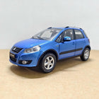 Original Suzuki SX4 Blue 1:18 Diecast Model Car - detailed collector display model