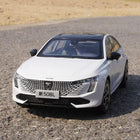 Original Manufacturer Peugeot 508L 2023 1:18 Diecast Model Car - detailed collector display model