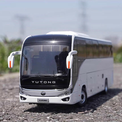 Original Manufacturer Yutong C12PRO White Bus 1:42 Diecast Model Bus - premium collector scale model