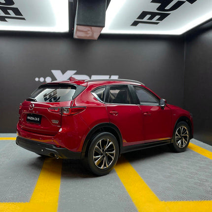 YX Car Model Mazda CX-5 2022 Red SUV 1:18 Diecast Model Car - collectible scale model car