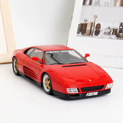 GT Spirit Ferrari Koenig Special 348 Red 1:18 Resin Model Car - collectible scale model car