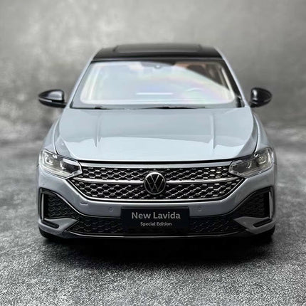 YX Car Model Volkswagen Lavida Starry Sky Edition 2022 1:18 Diecast Model Car - fine detailed model replica