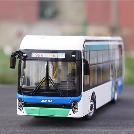 Original Manufacturer Original Hengtian Lingrui Electric City Bus 1:42 Diecast Model Bus - detailed collector display model
