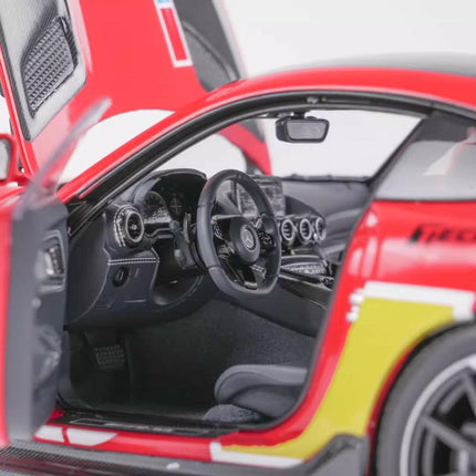 Minichamps Mercedes-Benz AMG GT Black Series Red 1:18 Diecast Model Car - hand-finished display model