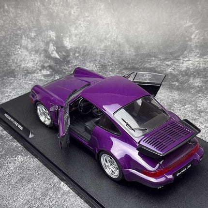 Solido Porsche 911 (964) Turbo 1990 1:18 Diecast Model Car - scale model collectible piece