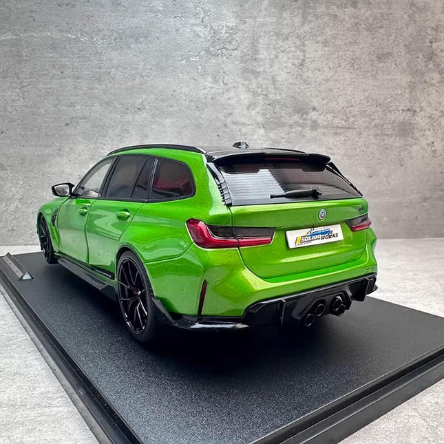 Solido BMW M3 Touring (G81) 1:18 Diecast Model Car - studio product photo of the scale model