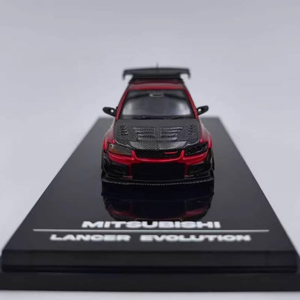 IHCM Mitsubishi Lancer Evolution IX Malaysia Limited Modified Red 1:64 Diecast Model Car - collectible scale model car