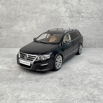 NZG Volkswagen Passat R36 Black 1:18 Diecast Model Car - detailed collector display model