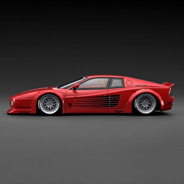 Ignition Model LB-WORKS Ferrari 512 Limited Red 1:18 Resin Model Car - studio product photo of the scale model