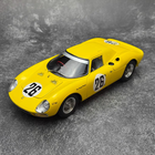 CMC Ferrari 250 LM #26 Classic Racing Yellow 1:18 Diecast Model Car - detailed collector display model