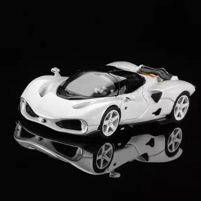Motorhelix Nilu27 White 1:64 Diecast Model Car - detailed collector display model