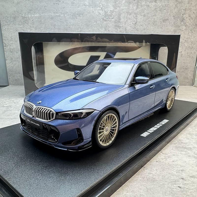 GT Spirit ALPINA B3 GT 2024 1:18 Resin Model Car - studio product photo of the scale model