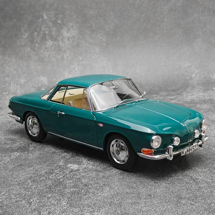 Norev Volkswagen Karmann Ghia 1500 1963 1:18 Diecast Model Car - studio product photo of the scale model