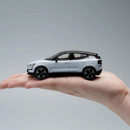 YX Car Model Volvo EX30 Ocean Blue 1:43 Diecast Model Car - fine detailed model replica