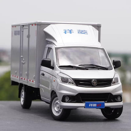 Original Factory Foton Xiangling V1 Box Van 1:18 Diecast Model Truck - fine detailed model replica