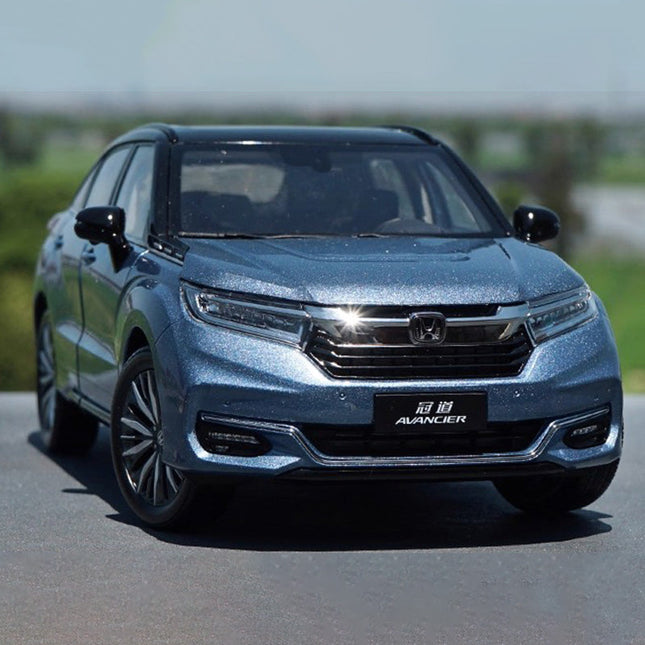 GAC Honda Avancier 2020 Venetian Blue SUV 1:18 Diecast Model Car - studio product photo of the scale model