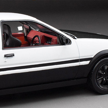 Sun Star Toyota AE86 White 1:24 Diecast Model Car - scale model for display