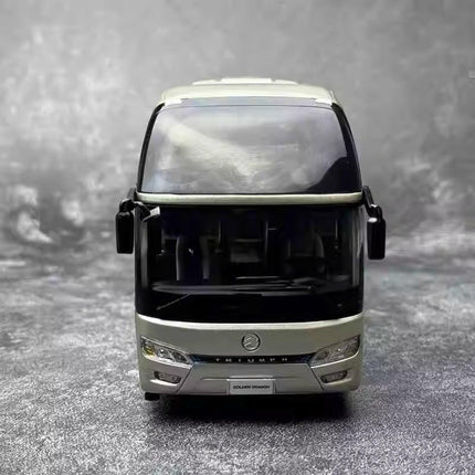 Xiamen Golden Travel Kaige Bus 1:38 Diecast Model Bus - studio product photo of the scale model