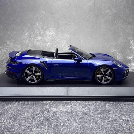Minichamps Porsche 911 (992) Turbo S Cabriolet 2020 1:18 Diecast Model Car - showroom-quality model replica