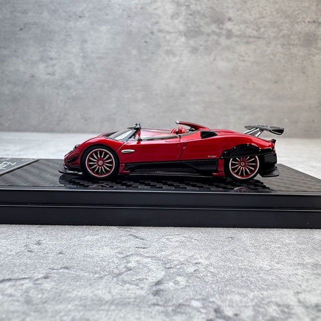 LCD Model Pagani Zonda HP Foshan Expo Limited 1:64 Diecast Model Car - studio product photo of the scale model