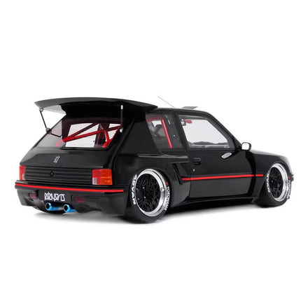 Otto Peugeot 205 Cyberpunk Widebody Black 1:18 Resin Model Car - fine detailed model replica