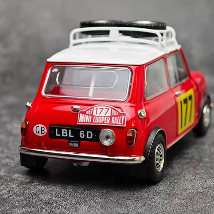 Tiny BMW MINI #177 Collector Display Red 1:18 Diecast Model Car - premium collector scale model