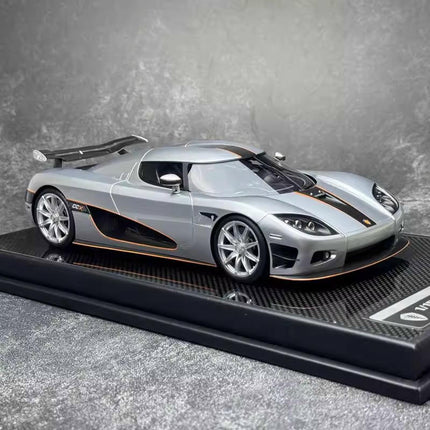VBM Koenigsegg CCX Silver 1:18 Resin Model Car - scale model for display