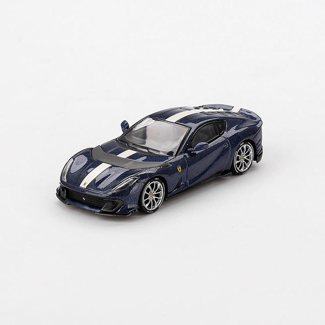 BBR Ferrari 812 Competizione Black V12 Black 1:64 Resin Model Car - detailed collector display model