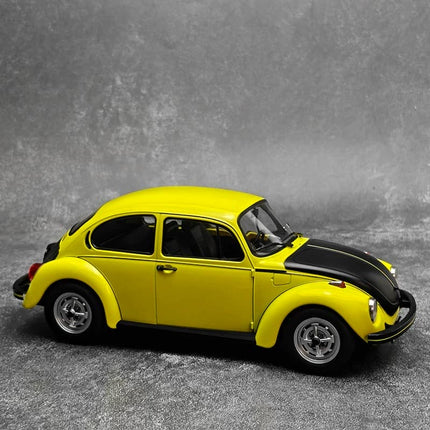 Norev Volkswagen Beetle 1303 Cabriolet Yellow 1:18 Diecast Model Car - collectible scale model car