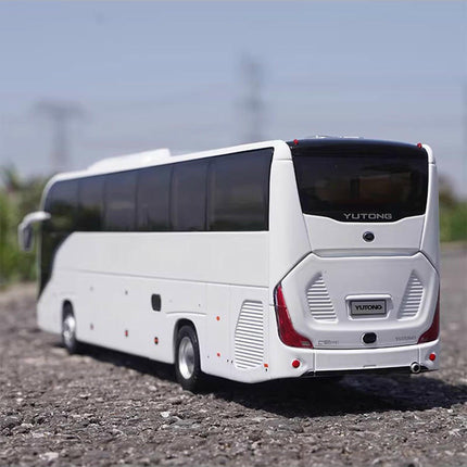 Original Manufacturer Yutong C12PRO White Bus 1:42 Diecast Model Bus - scale model for display